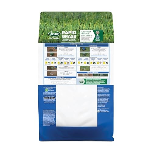 Scotts Turf Builder Rapid Grass Sun and Shade Mix  2.4 Lb.  Seed & Fertilizer