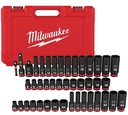 SOCKET SET MET & SAE IMP 3/8IN