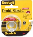 TAPE DOUBLE STICK 1/2X250IN   