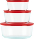 CONTAINER STORAGE SET RND GLS 