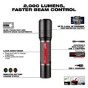 FLASHLIGHT FOCUS SLIDE 2000LM 