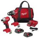 KIT COMBO 2-TOOL COMPCT BRSHLS