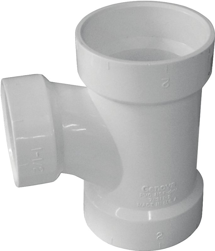 TEE DWV SANITARY 4X4X2 IN     