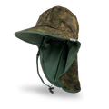 Kid's Sun Hat- Green Brush Camo 