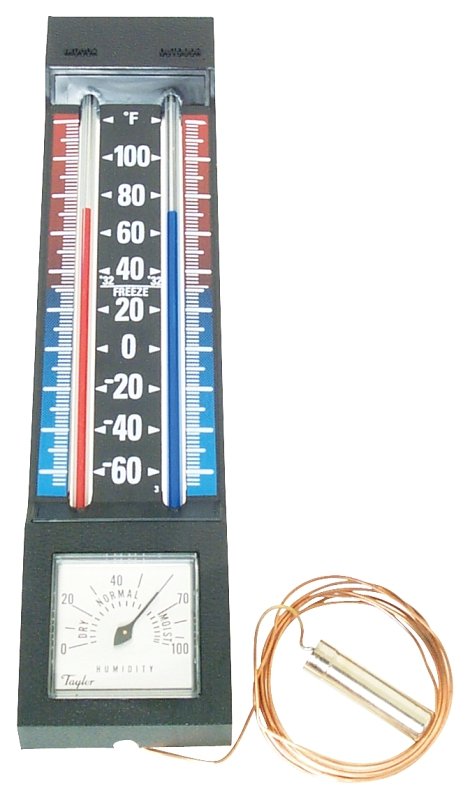 THERMOMETER INDR/OUT WOODCREST