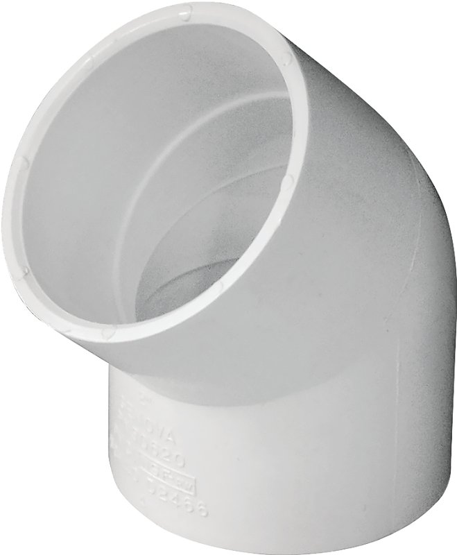 ELBOW 45 DEG PVC SLPXSLP 2 IN 