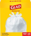 BAG TRASH KTN TL QCK TIE 13GA 