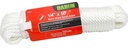 ROPE NYLON WHITE 1/4IN X 50FT 