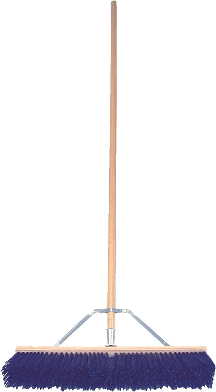 PUSHBROOM CONTRACTOR BLUE POLY