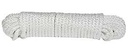 ROPE NYLON WHITE 1/4IN X 50FT 