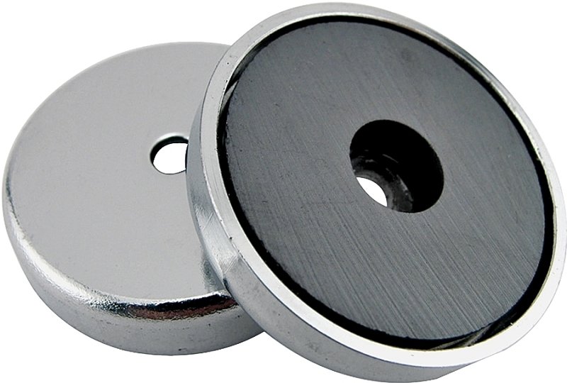 MAGNET BASE 2IN 25LB LIFT RD  