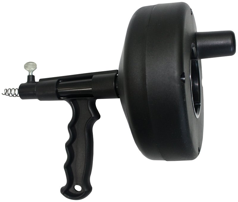 AUGER DRAIN DRUM 1/4X25FT BLK 