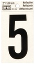 RV-25/5 REFL NUMBER 5 2IN     