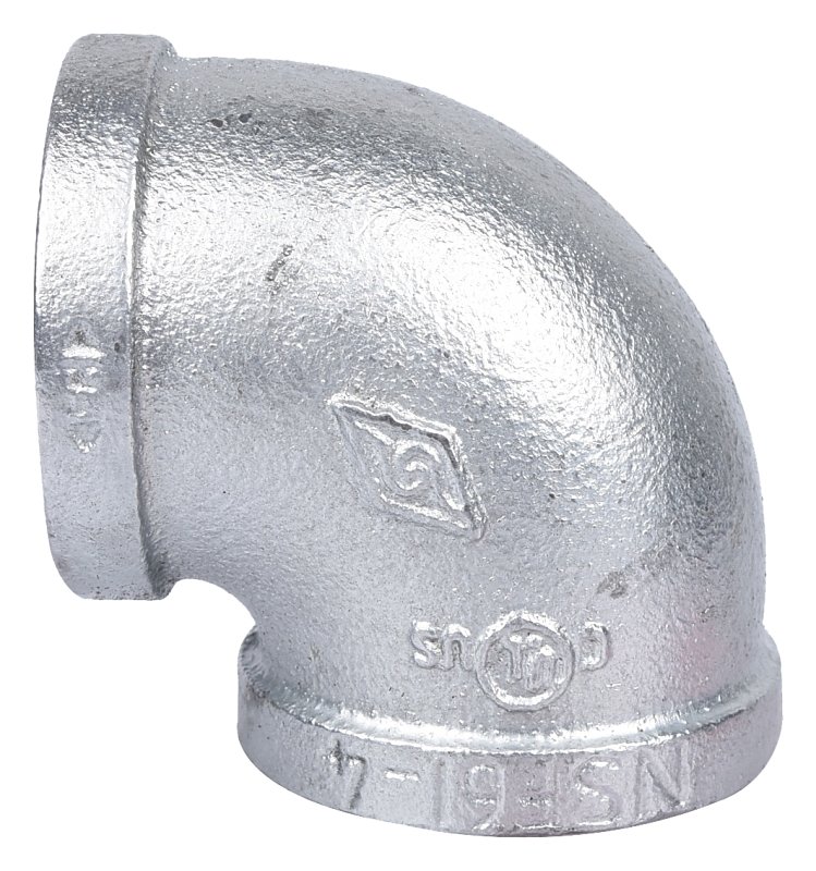 ELBOW 90DEG GALV 1-1/2 IN     