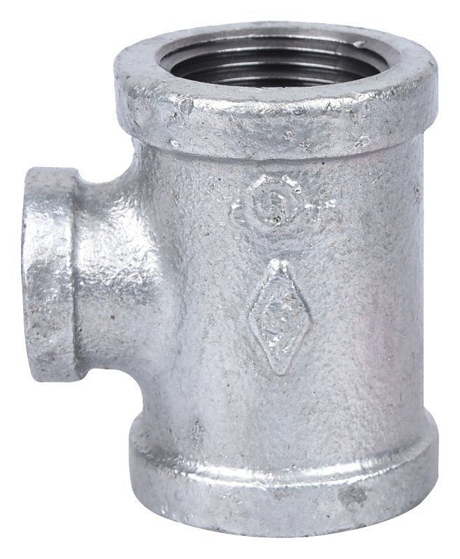 TEE GALVANIZED 1X1X1/2 IN     