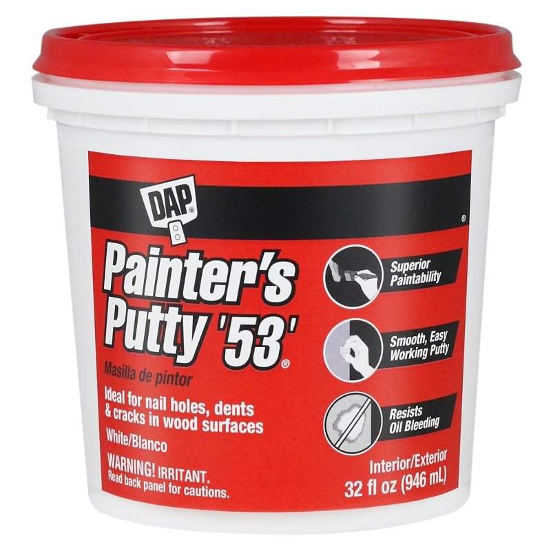 PUTTY PAINTER ALLPURP WHITE QT