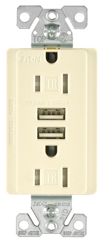 RECEPT/USB DPLX TAMP/RESIST LA