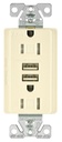 RECEPT/USB DPLX TAMP/RESIST LA