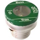 FUSE PLUG SL DLY REJECT BS 25A