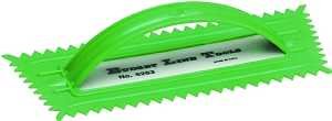 TROWEL VNOTCH 3/8X5/16IN GREEN