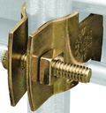 CLAMP UNIV STL GOLD/GALV 1/2IN