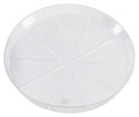 SAUCER PLASTIC CLEAR 12IN     
