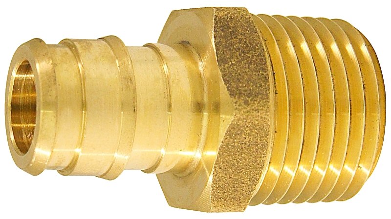 ADAPTER PEX-AXM BRS 1/2X1/2IN 