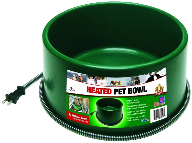 BOWL PET HEATED ROUND         