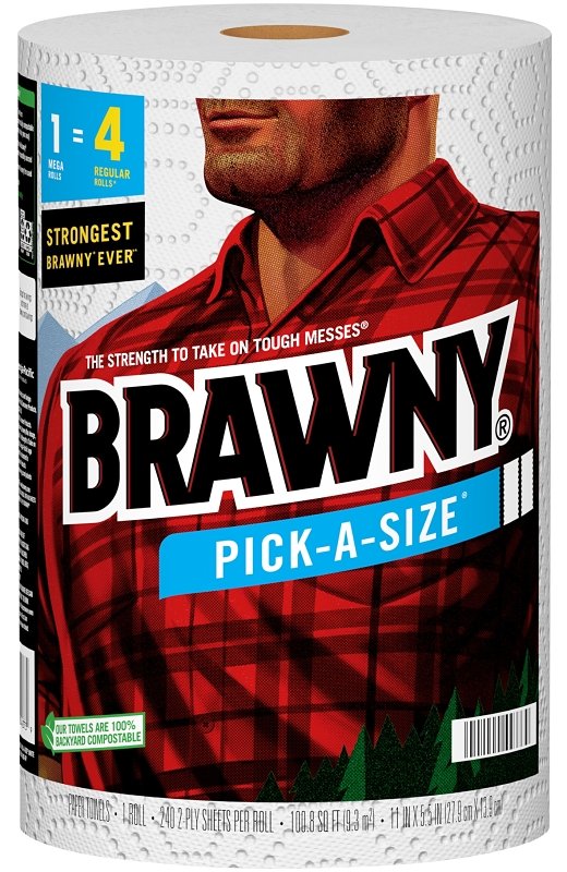 PAPER TOWELS WHTE MEGA ROLL1=4