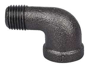 ELBOW 90 DEG BLACK STREET 1/4 