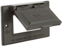 1 GANG GFCI COVER BRONZE      
