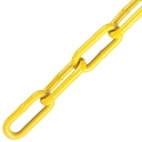 1/4IN CHAIN POLYCOAT YLW  60FT