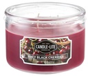 10OZ 3WICK JAR BLK CHERRY     