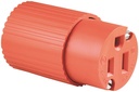 15A/125V ORG 3WIRE CONNECTOR  