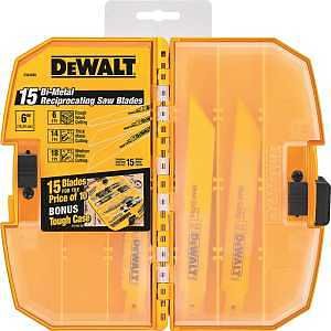 15PC RECIP SAW BLADE SET      
