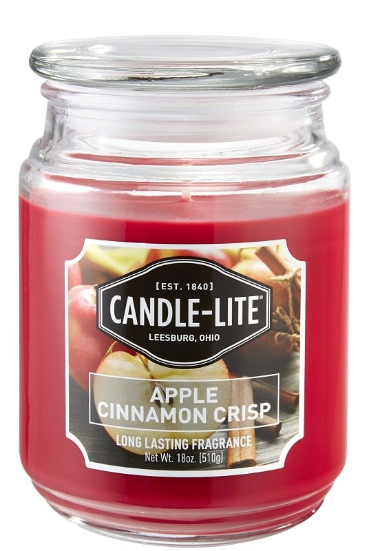18OZ JAR CANDLE APPLE CINN CRI