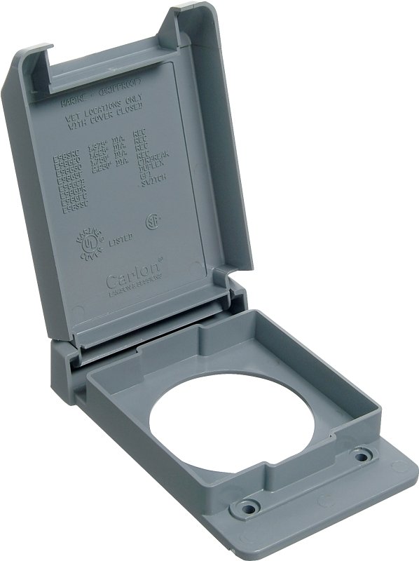 1G 50A NM WTHPRF SGL RECPT CVR