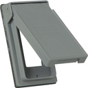 1G GFCI VERT OUTLET COVER     