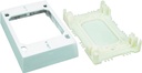 1IN WHITE STARTER/OUTLET BOX  