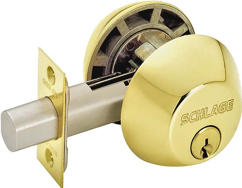 2-CYLINDR DEADBOLT K4 BRT BRSS