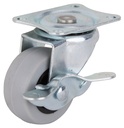 2IN TPR SWIVEL CASTER W/BRAKE 