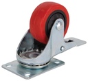 3IN SWIVEL CASTER W/BRAKE PU  