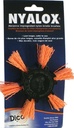 4"ORANGE MED NYALOX FLAP BRUSH