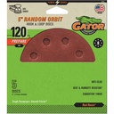 5IN 120GRIT 8HOLE HK/LOOP 5PK 