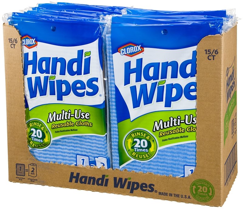 6 COUNT HANDI WIPES           