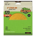 6IN GOLD STICK-ON DISC 120#   