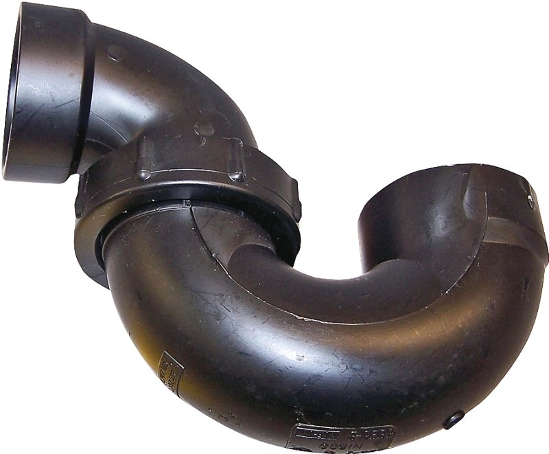 ABS P-TRAP -UNION ADJ 1-1/2IN 