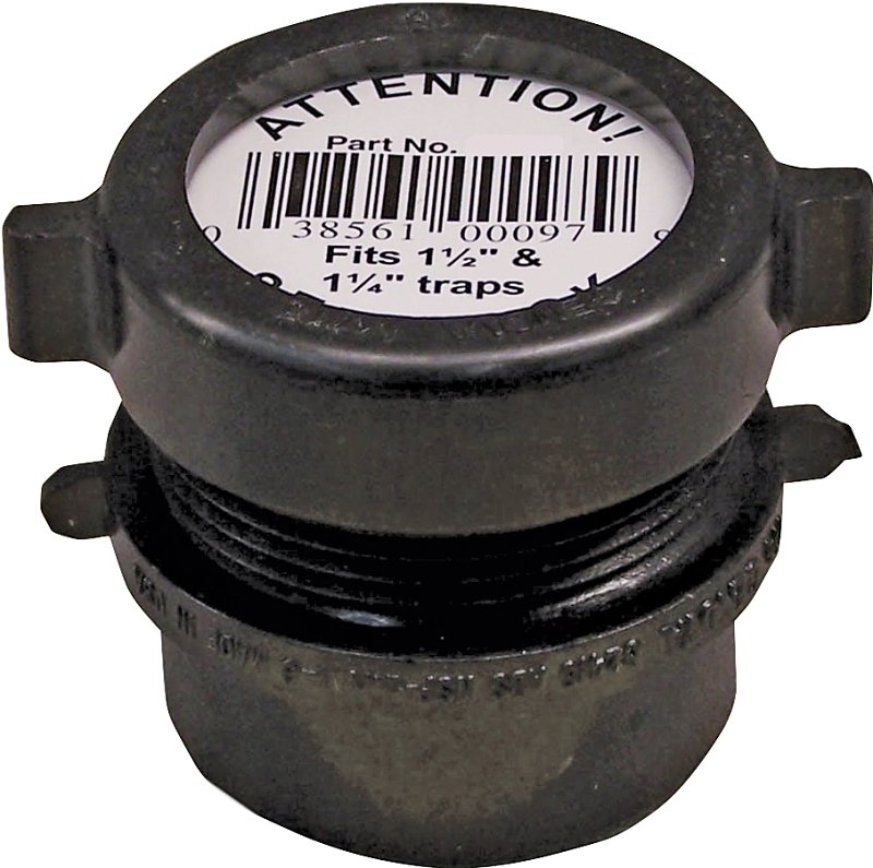 ABS TRAP ADAPTER 1-1/2X1-1/2IN