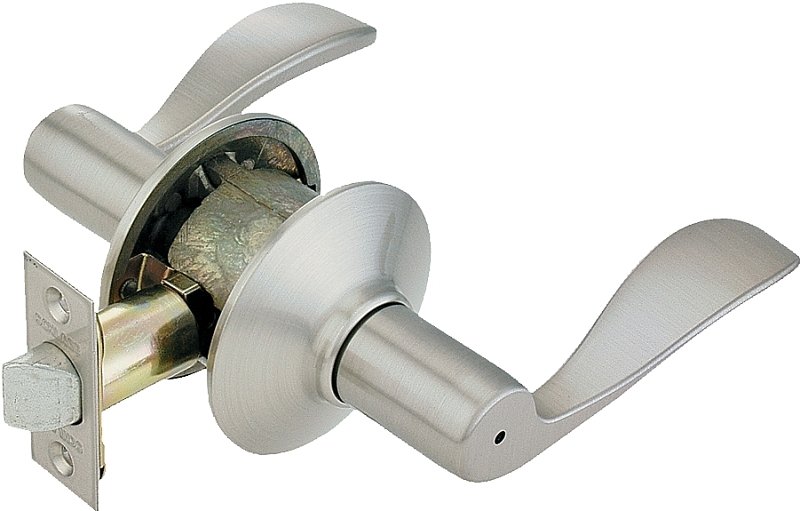 ACCENT PRIVACY LEVER STN NICKL