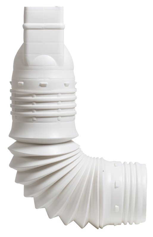 ADAPTER DOWNSPOUT WHITE 2X3IN 